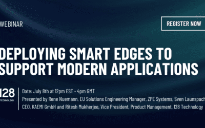 Webinar: Deploying Smart Edges to Support Modern Applications